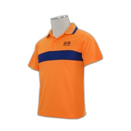 P215 polo恤訂做 扁機撞色 1間 polo恤設計     橙色   撞色彩藍色 P215 polo恤訂做 扁機撞色 1間 polo恤設計     橙色   撞色彩藍色